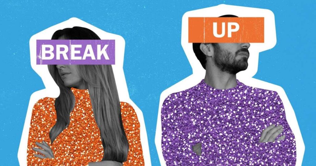 Why ex avoids eye contact after breakup